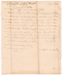 Letter to William Whipple