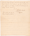 Letter from the Marquis de Lafayette