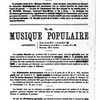 La Musique populaire 