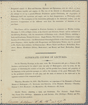 Prospectus of a course of lectures