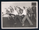 Lucas Hoving conducts his class (including Russell George) in the American Theatre Wing Professional Training Program