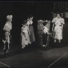 Unidentified actress, Marlene Cameron, Camilla De Witt, Clifford Sales, and Nancy Jean Raab in the stage production Annie Get Your Gun
