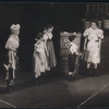 Unidentified actress, Marlene Cameron, Camilla De Witt, Clifford Sales, and Nancy Jean Raab in the stage production Annie Get Your Gun
