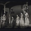 Ethel Merman, Clifford Sales, Marlene Cameron, Camilla De Witt, and Nancy Jean Raab in the stage production Annie Get Your Gun