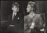 Mickey Rooney and Bonita Granville in the motion picture Andy Hardy's Blonde Trouble.
