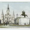 Jackson Square and Cathedral St. Louis, New Orleans, La.