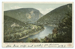 Delaware Water Gap from Winona Cliff,  Pa.