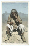 A Moki Indian Cigarette Smoker, Indian