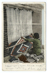 A Navaho Blanket Weaver, N. M.