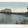 L & N Train along the Gulf Shore (on back bay), Ocean Springs, Miss.