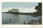L & N Train along the Gulf Shore (on back bay), Ocean Springs, Miss.