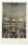 Reading Room in Rotunda, Library of Congress, Washington, D. C.