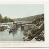 State Dam and Lock, Saranac River, Adirondack Mts., N. Y.