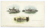 Strs. St. Lawrence, New York, Island Wanderer, Thousand Isl[ands], N. Y.
