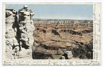 Eroded Column, O'Neill's Point, Grand Canyon, Ariz.