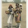 Pueblo Indians selling Pottery
