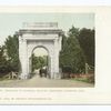 Entrance, Natl. Military Cemetery, Vicksburg, Miss.