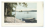 Raquette Lake from St. Hubert's Isle, Raquette Lake, N. Y.