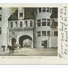 Entrance to Chateau Frontenac, Quebec, Que.