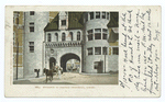 Entrance to Chateau Frontenac, Quebec, Que.