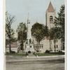 Ist Congregational Church and Soldiers Monument, Nashua, N. H.