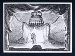 Illustration of the 1912 Stuttgart premiere of the opera Ariadne auf Naxos