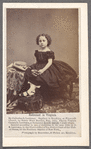 Redeemed in Virginia by Catherine S. Lawrence. Baptized in Brooklyn….by Henry Ward Beecher, May, 1863. Fannie Virginia Casseopia Lawrence, a Redeemed Slave Child, 5 years of age.