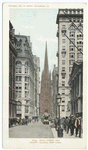 Wall Street and Trinity Church, New York, N. Y.