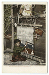 Tsonsi-pan, 6 year-old Navaho Weaver, Albuquerque, N. M.