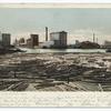A Lumber Raft, Duluth, Minn.