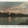 Sunset on Miami River (on Moonlight), Florida.