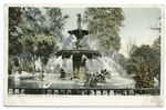 Fountain in Forsyth Park, Savannah, Ga.