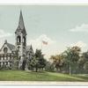 Chapel and Campus, Agr. College, Amherst, Mass.