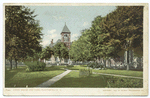Court House and Park, Plattsburg, N. Y.