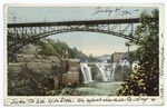 Driving Park Avenue Bridge and Falls, Rochester, N. Y.