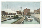 Where the Erie Canal crosses the Genesee, Rochester, N. Y.