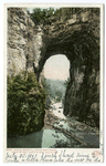 Looking Up Stream, Natural Bridge, Va.