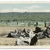 Beach in front of Seafoam House, Old Orchard, Me.