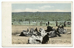 Beach in front of Seafoam House, Old Orchard, Me.