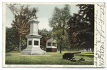 Soldiers' Monument and Band Stand, Brattleboro, Vt.