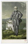 Gen. Robt. E. Lee at Grave of Stonewall Jackson, Portrait