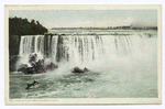 Canadian Falls, Above and Below, Niagara, N. Y.