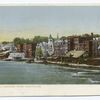 Waterfront, Kennebec River,  Augusta, Me.