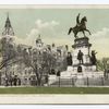 Washington's Monument and City Hall, Richmond, Va.