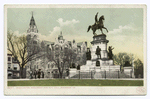 Washington's Monument and City Hall, Richmond, Va.