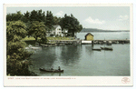 Cove and Boat Landing, Weirs, Lake Winnipesaukee, N. H.