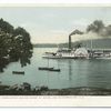 Str. Mt. Washington Leaving Wharf, Weirs, Lake Winnipesaukee, N. H.