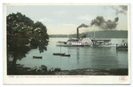 Str. Mt. Washington Leaving Wharf, Weirs, Lake Winnipesaukee, N. H.