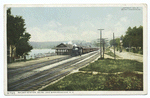 Railway Station, Weirs, Lake Winnipesaukee, N. H.