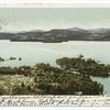 Shelving Rock, looking West, Lake George, N. Y.